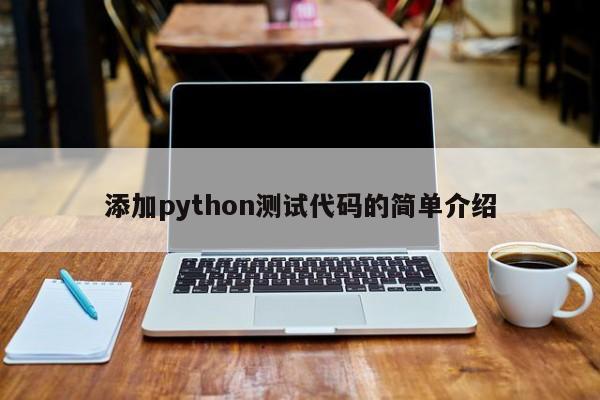 添加python测试代码的简单介绍